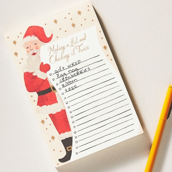 Santa Claus 🎅 Note Pad - Picture 4 of 4